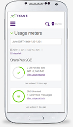 TELUS MyAccount Smartphone